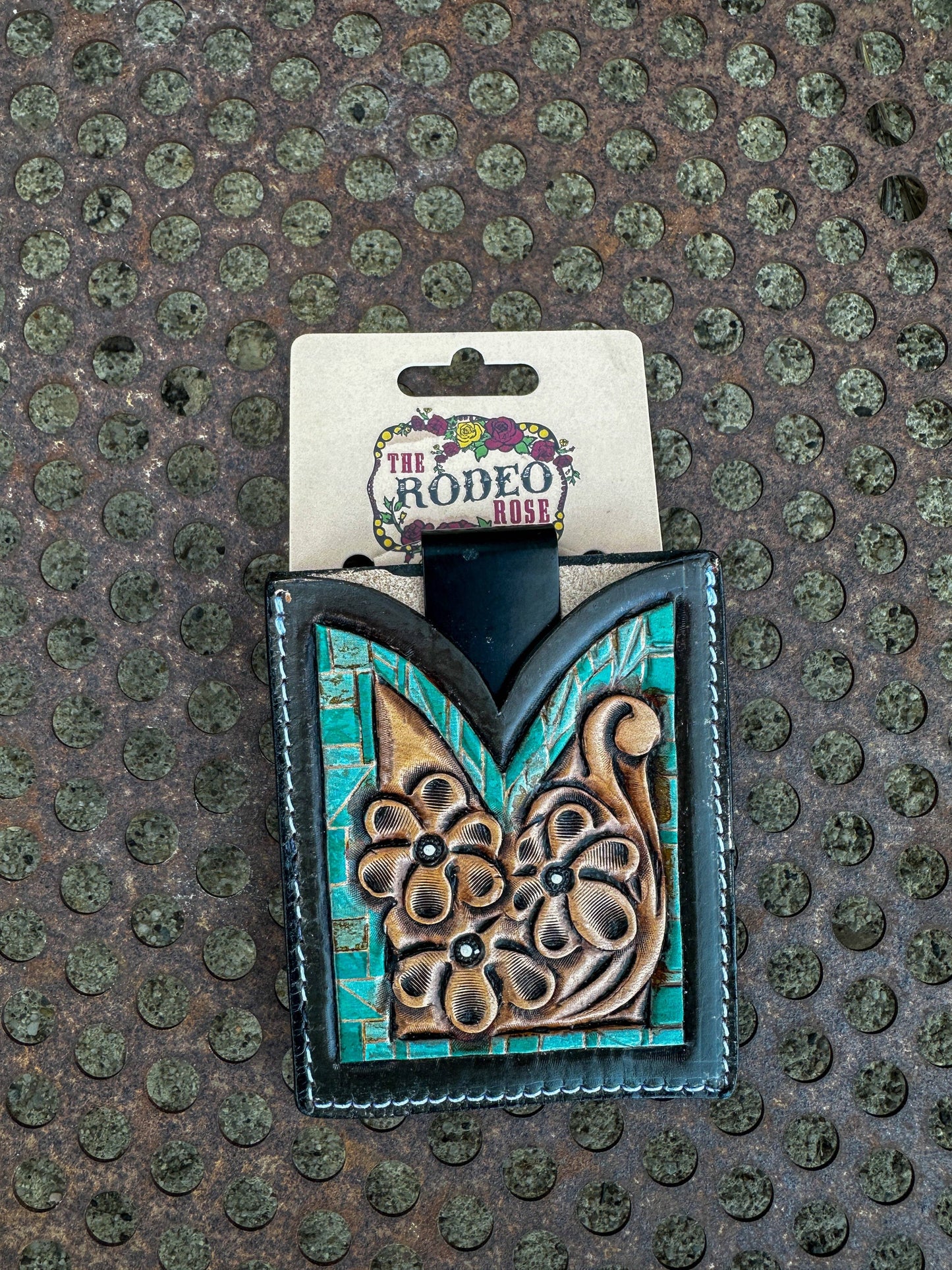 Leather Boot Wallet Cowgirl Rodeo Western Cowboy