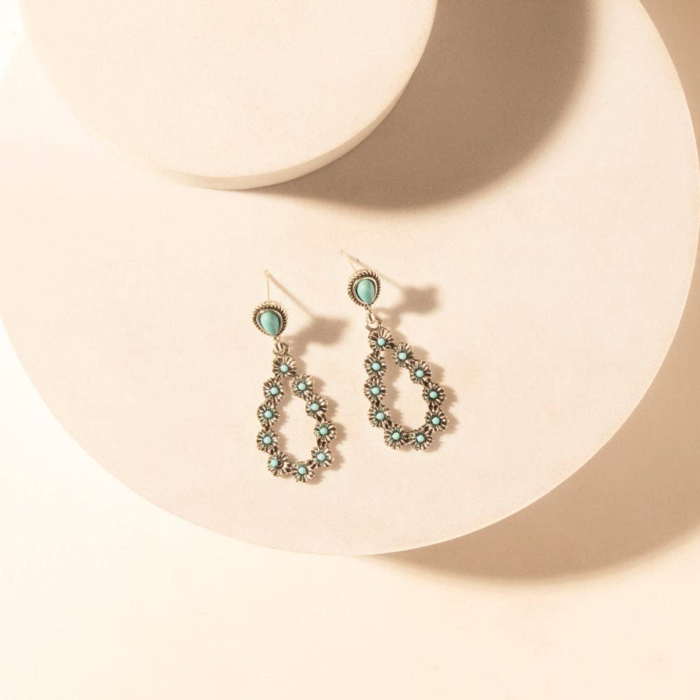 Bluebonnet Trail Teardrop Earrings