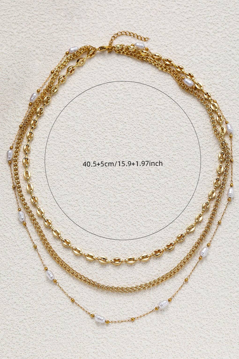 18K Gold Stainless Steel Chain Necklace