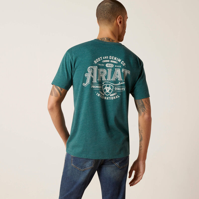 Men's Ariat Western Wheat T-Shirt