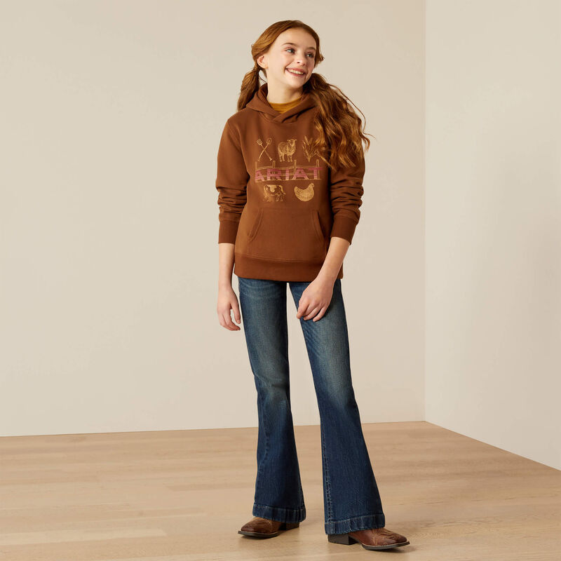 Girl's Ariat Ranch Collections Hoodie