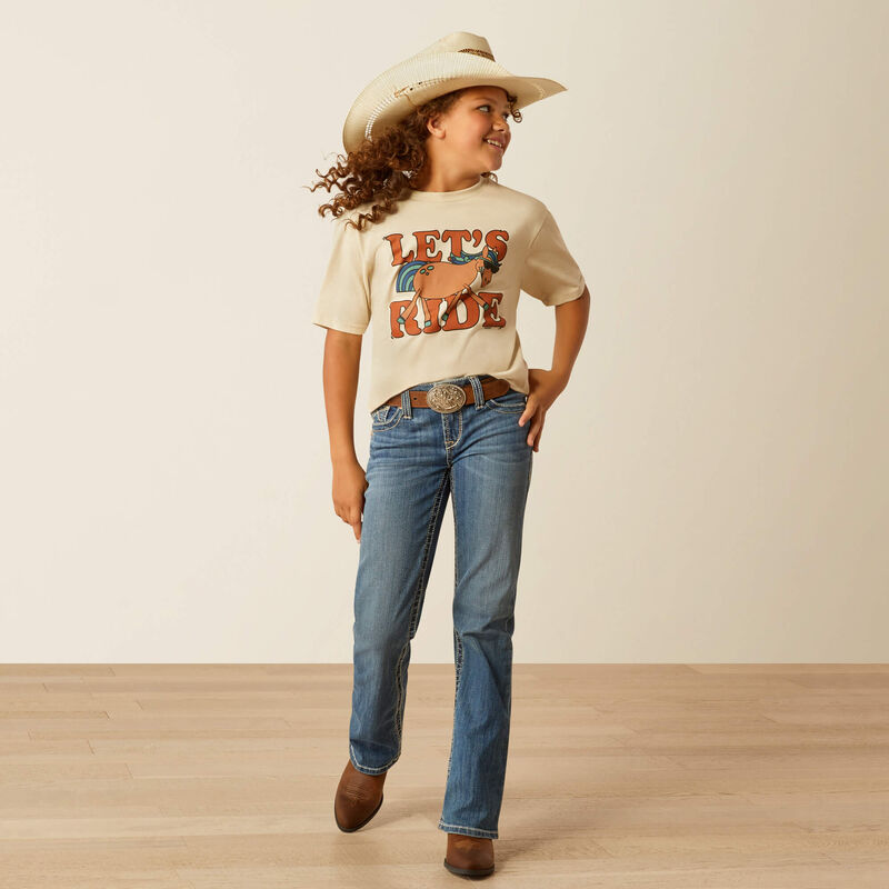 Girl's Ariat Lets Ride T-Shirt