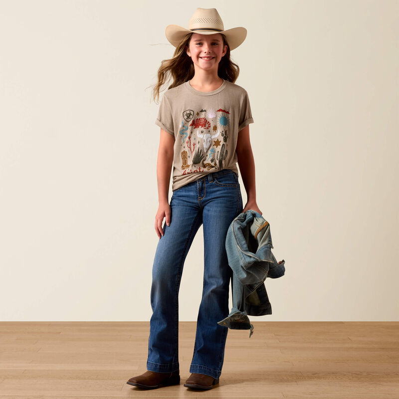 Girl's Ariat Western Collage T-Shirt