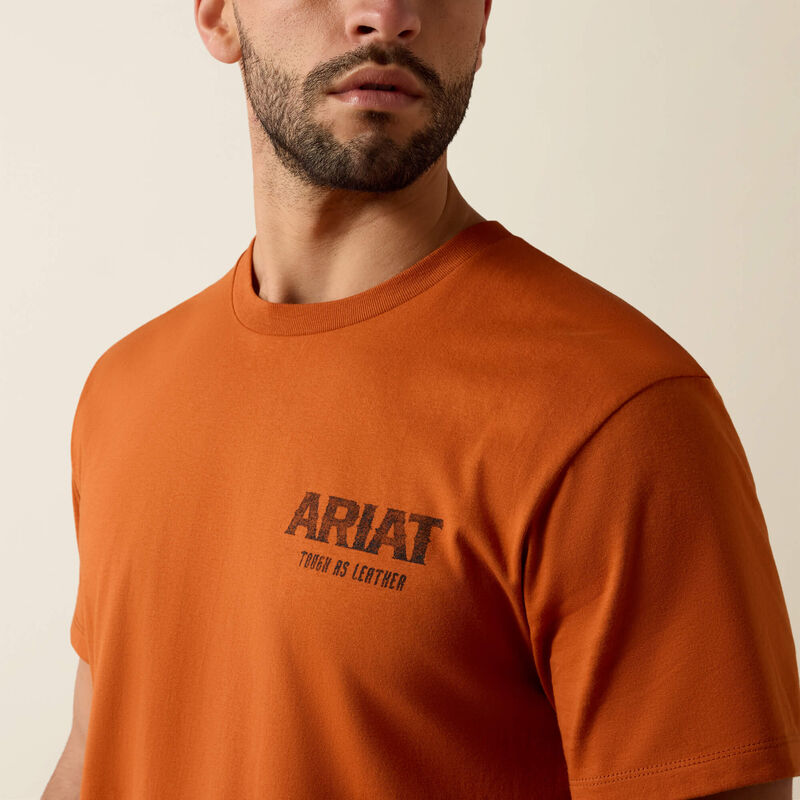Men's Ariat Tough As Leather Graphic T-Shirt