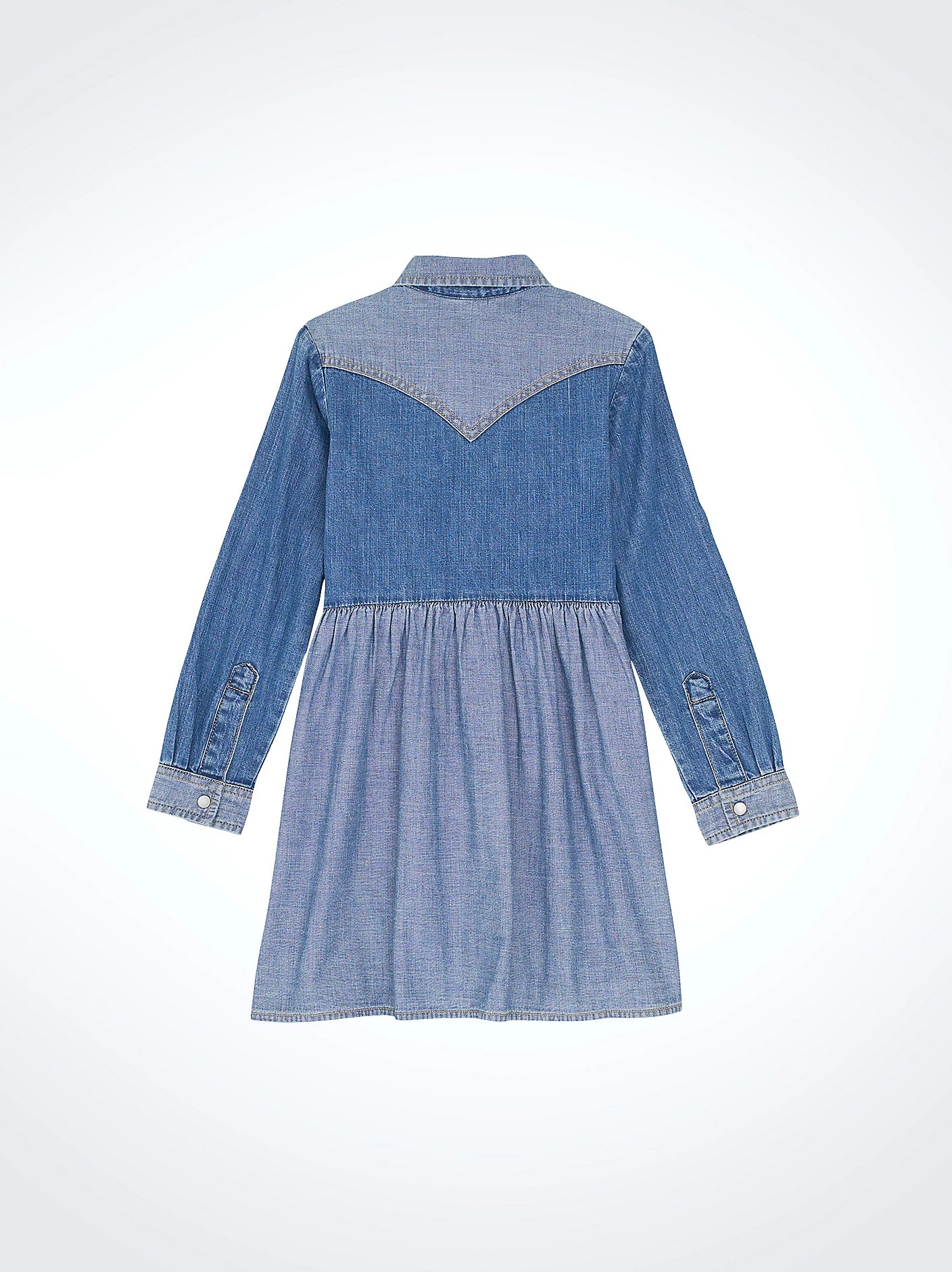 Girl's Wrangler Western Denim Dress