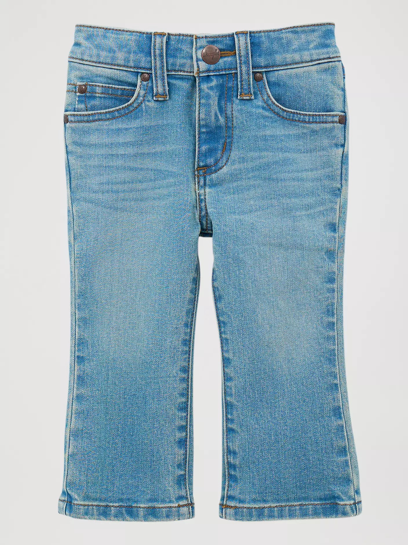 Boy's Wrangler Little Boy's Stitched Pocket Western Jean - Light