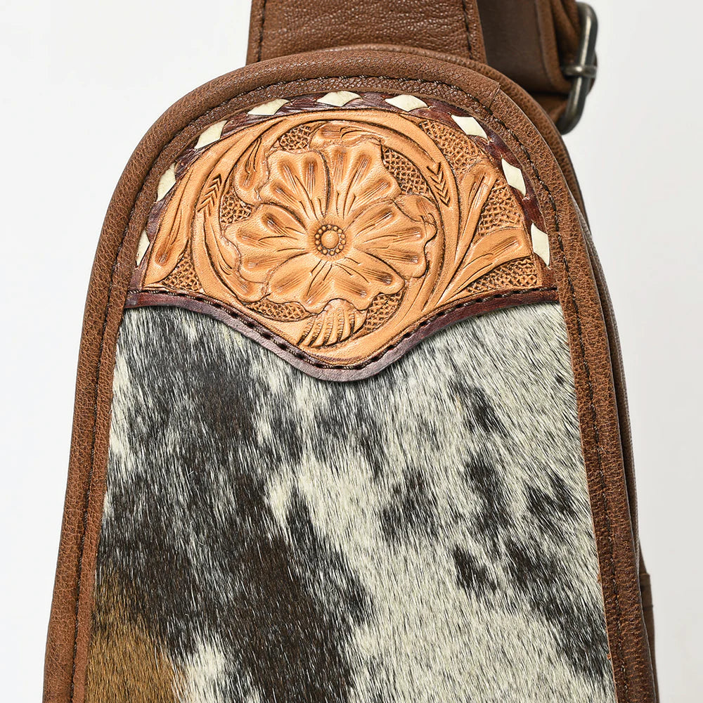 American Darling Sling Genuine Western Leather Women Bag - Cowhide