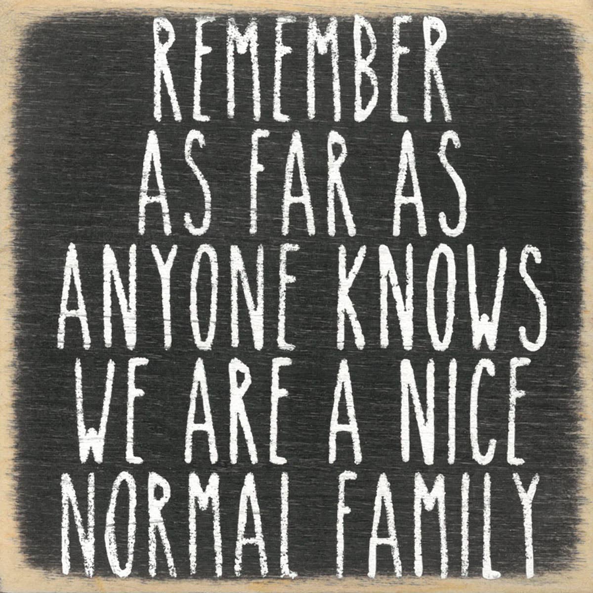 'Normal Family' Sign