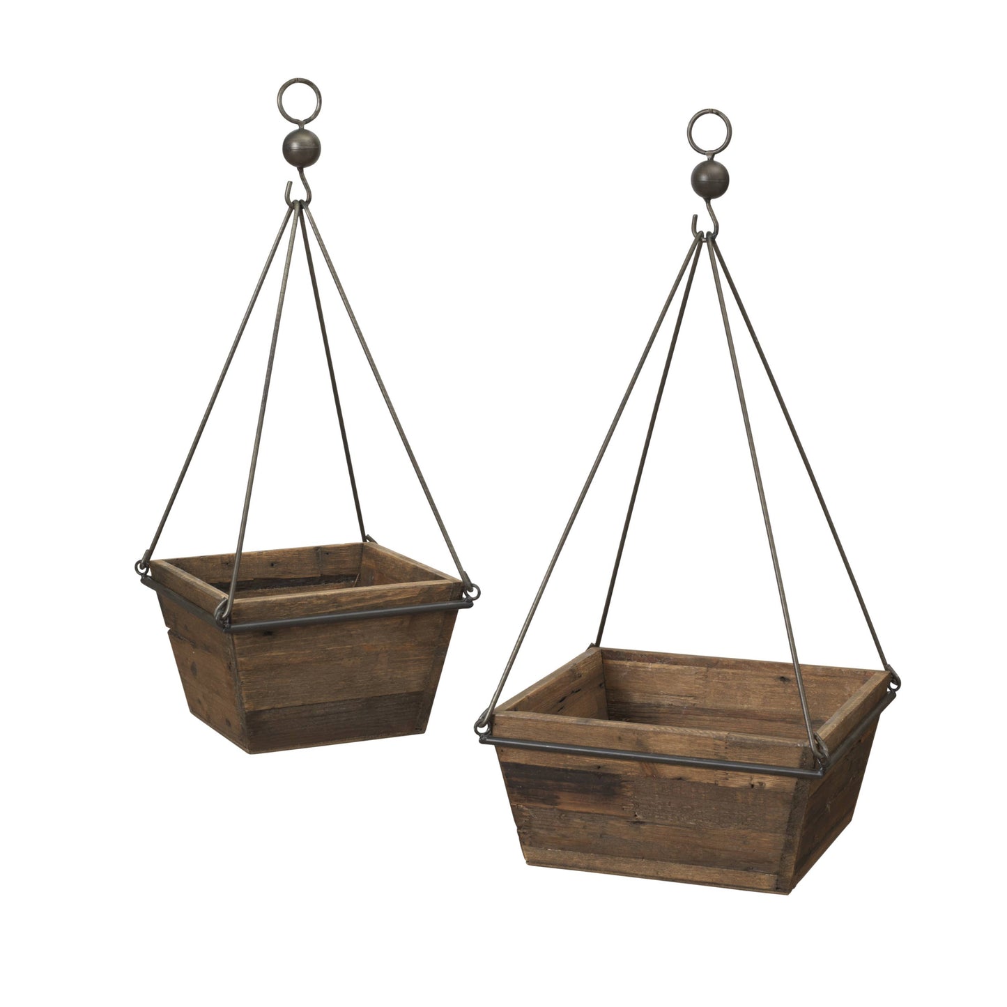 Wood & Metal Planters