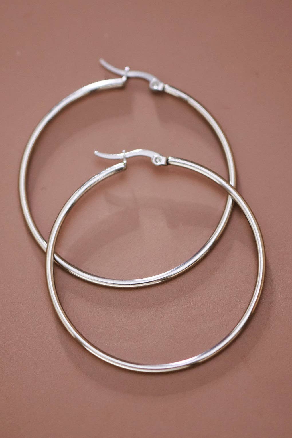 Stainless Steel Hoop Earrings