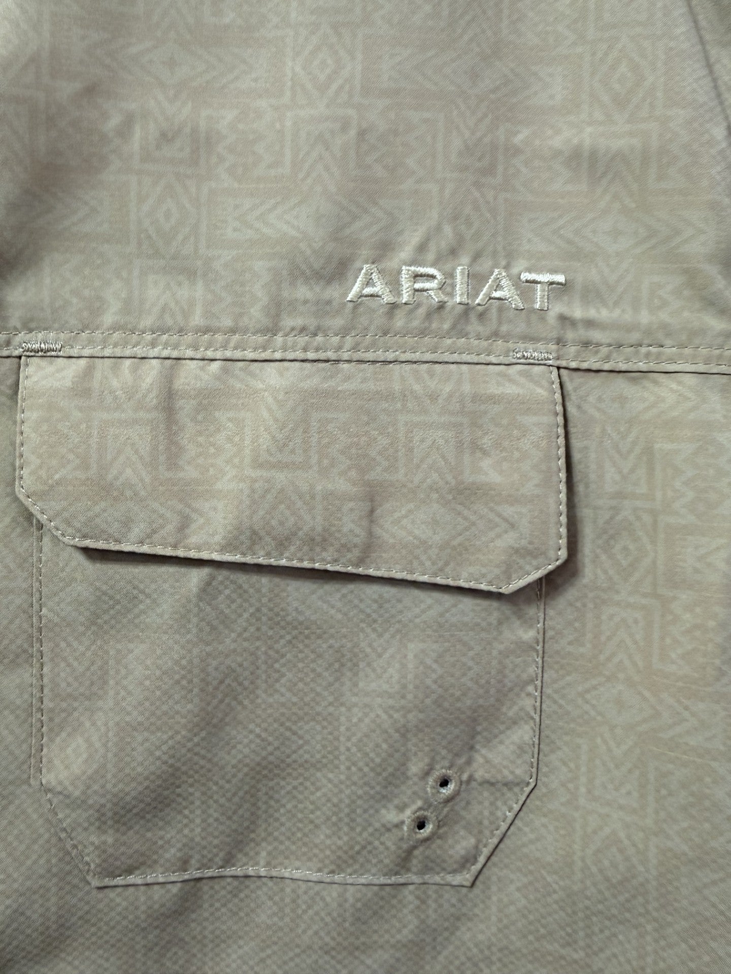 Boy's Ariat Venttek Outbound S/S Khaki SW