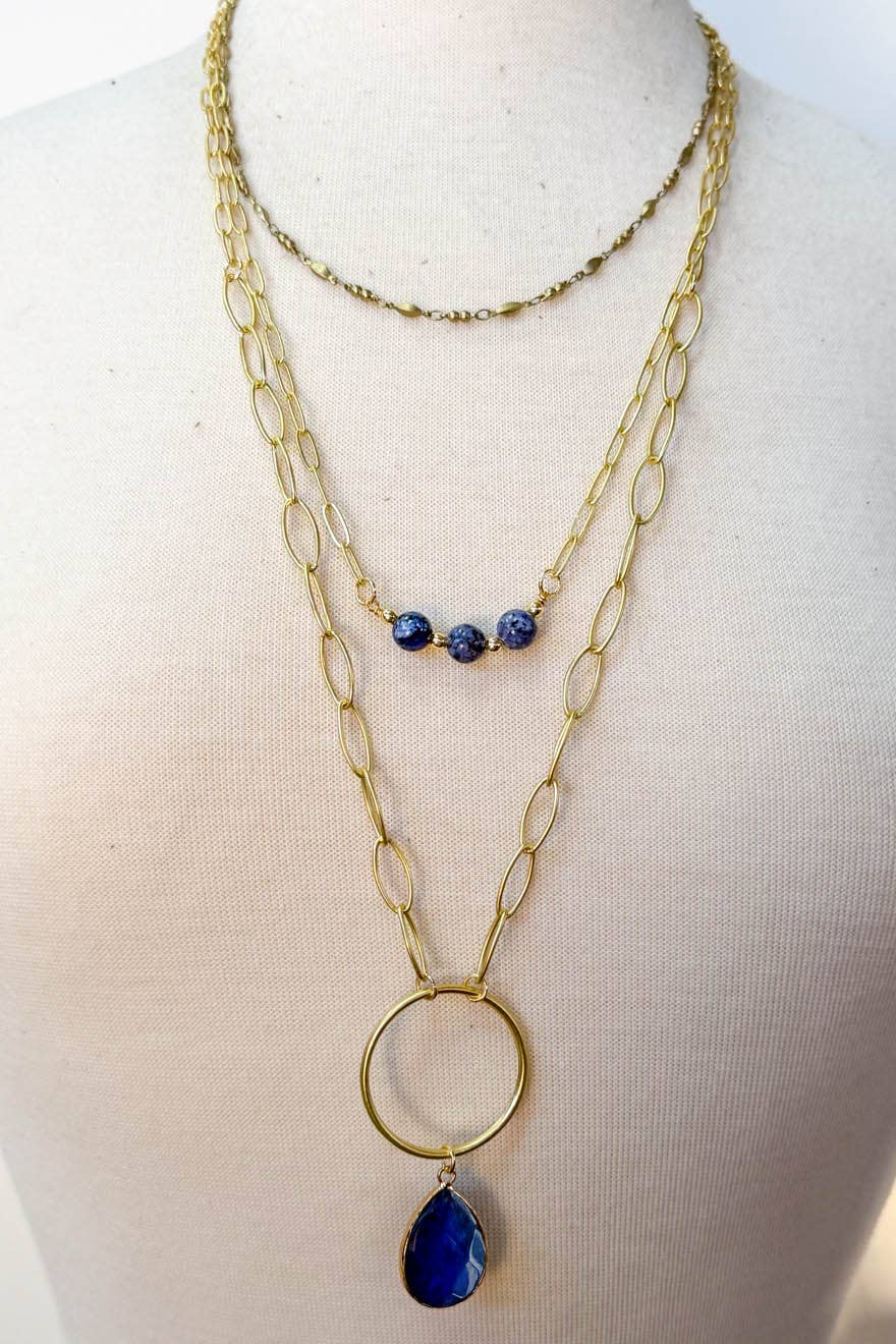 Hadlee Necklace- Blue