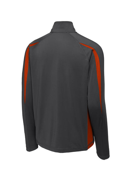 Longhorn Basketball Sport-Wick® Stretch 1/4-Zip Colorblock Pullover
