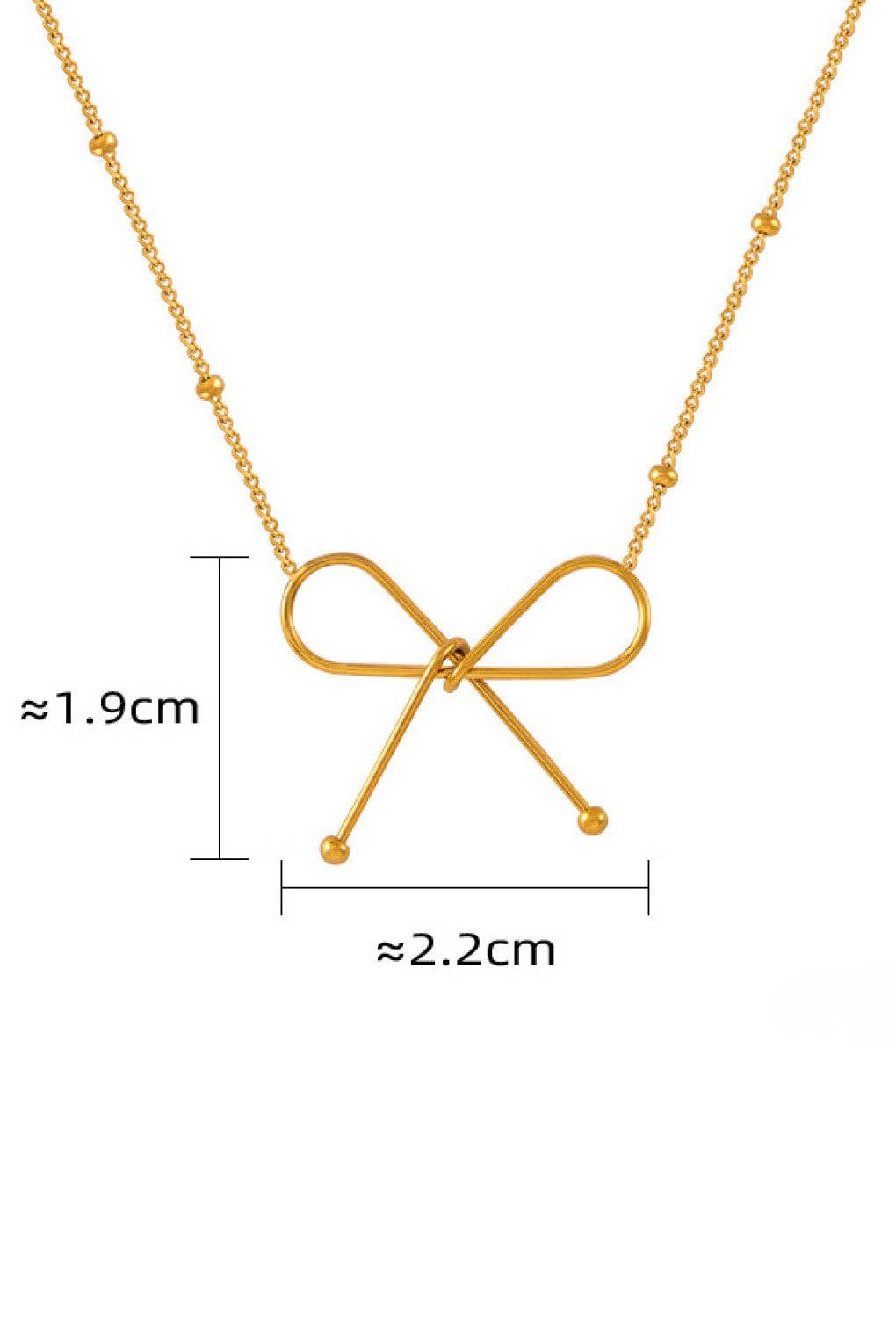 18K Gold Plated Stainless Steel Chain Necklace