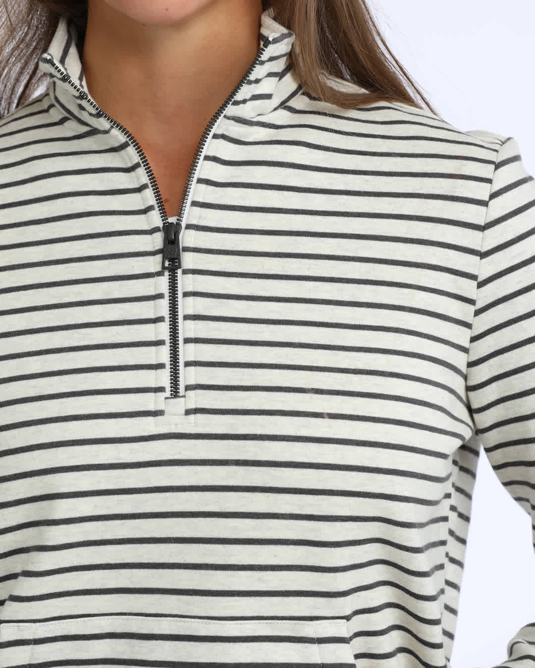 Women's Cinch Striped 1/4 Zip Pullover