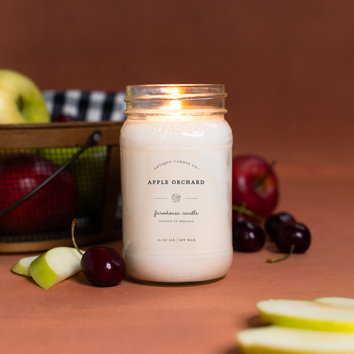 Apple Orchard – Mason Jar Candle Case