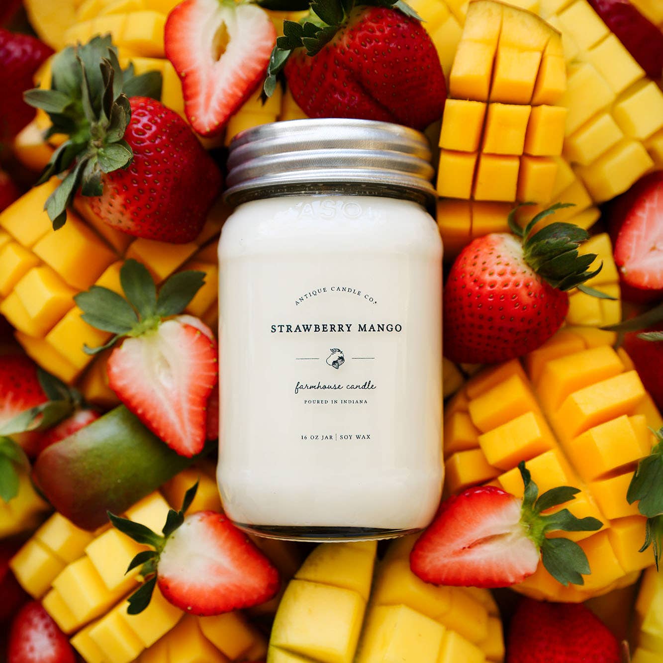 Strawberry Mango - Soy Wax Candle