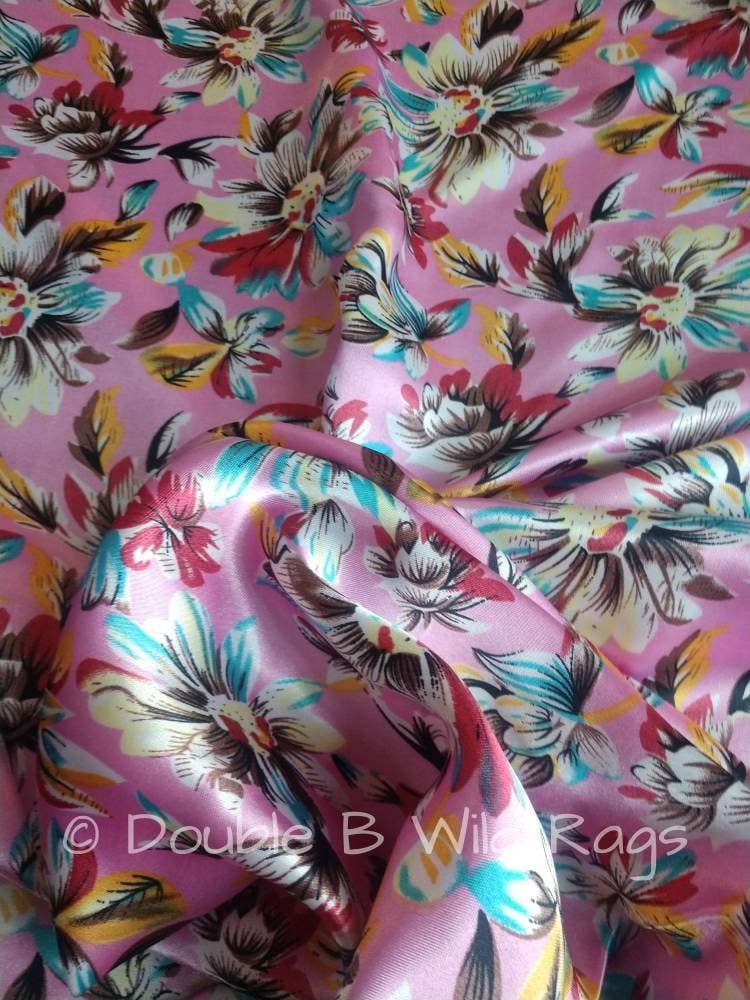Wild Rag - Wild Daisy PINK Cowboy Western Neck Scarf Bandanna by Double B Wild Rags