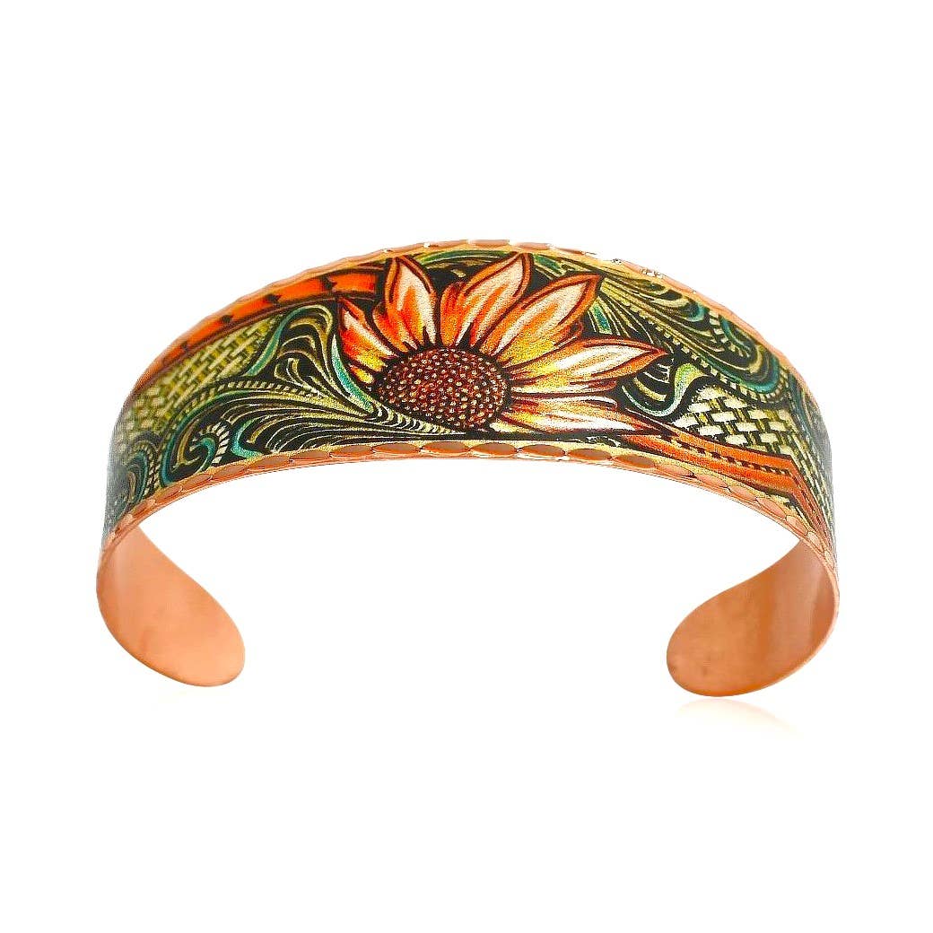 Native Sunflower Narrow Bracelet