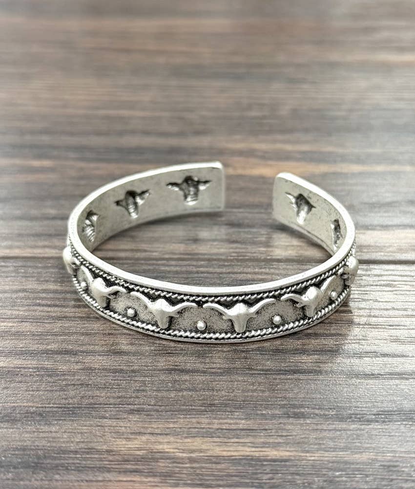 Longhorn Cuff Bracelet