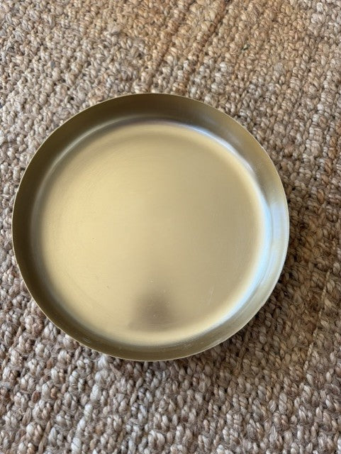 Round Gold Serving Tray