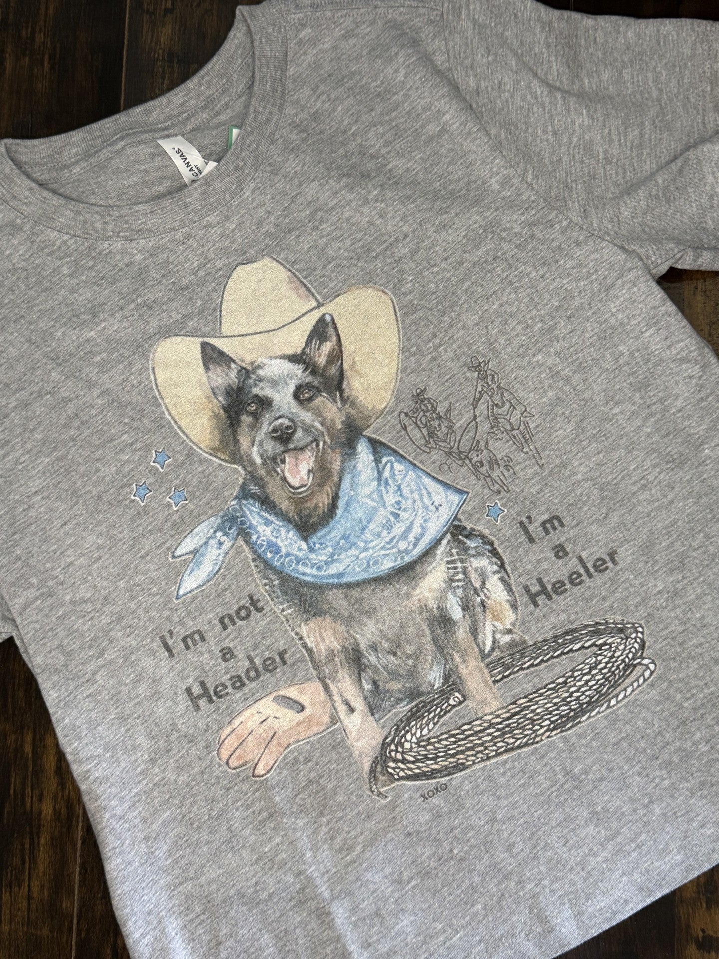 Women's XOXO I'm A Heeler Boxy T-Shirt