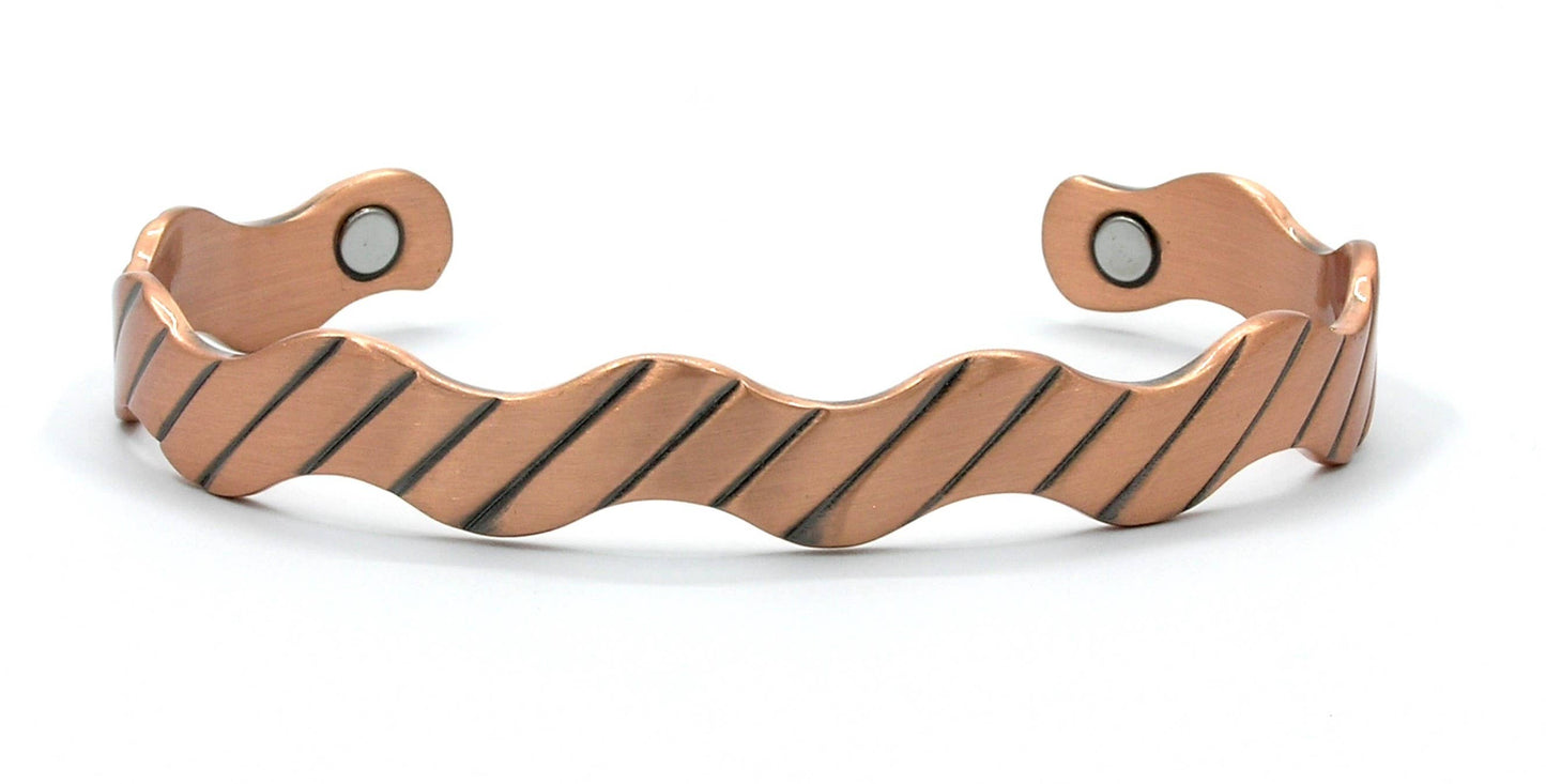 Wavy Copper Bracelet