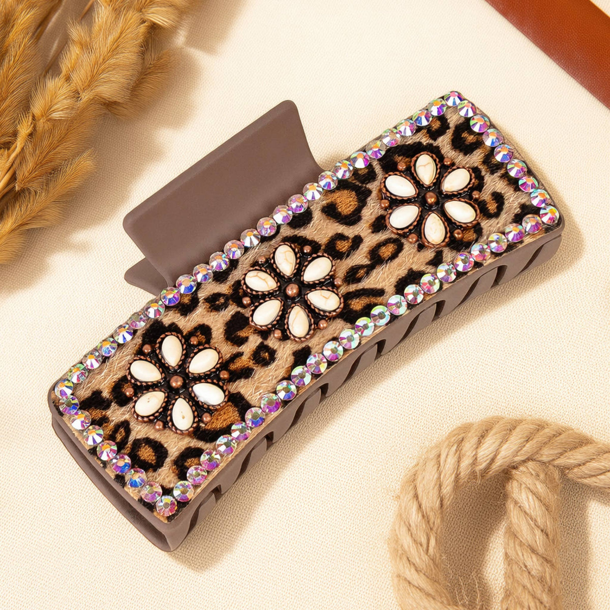 Leopard Claw Clip