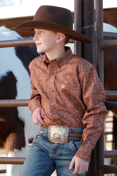 Boy's Cinch Button Down Shirt