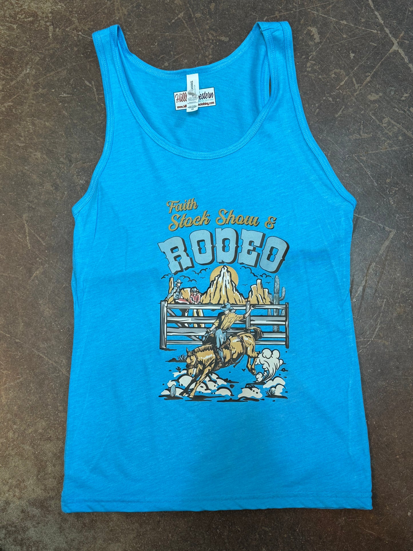 FSSR Retro Rodeo Graphic Tank Top Tee