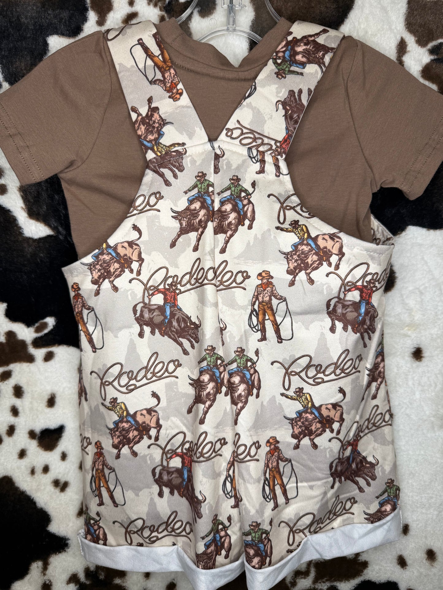 Boy's Shea Baby Rodeo Bull Rider Romper