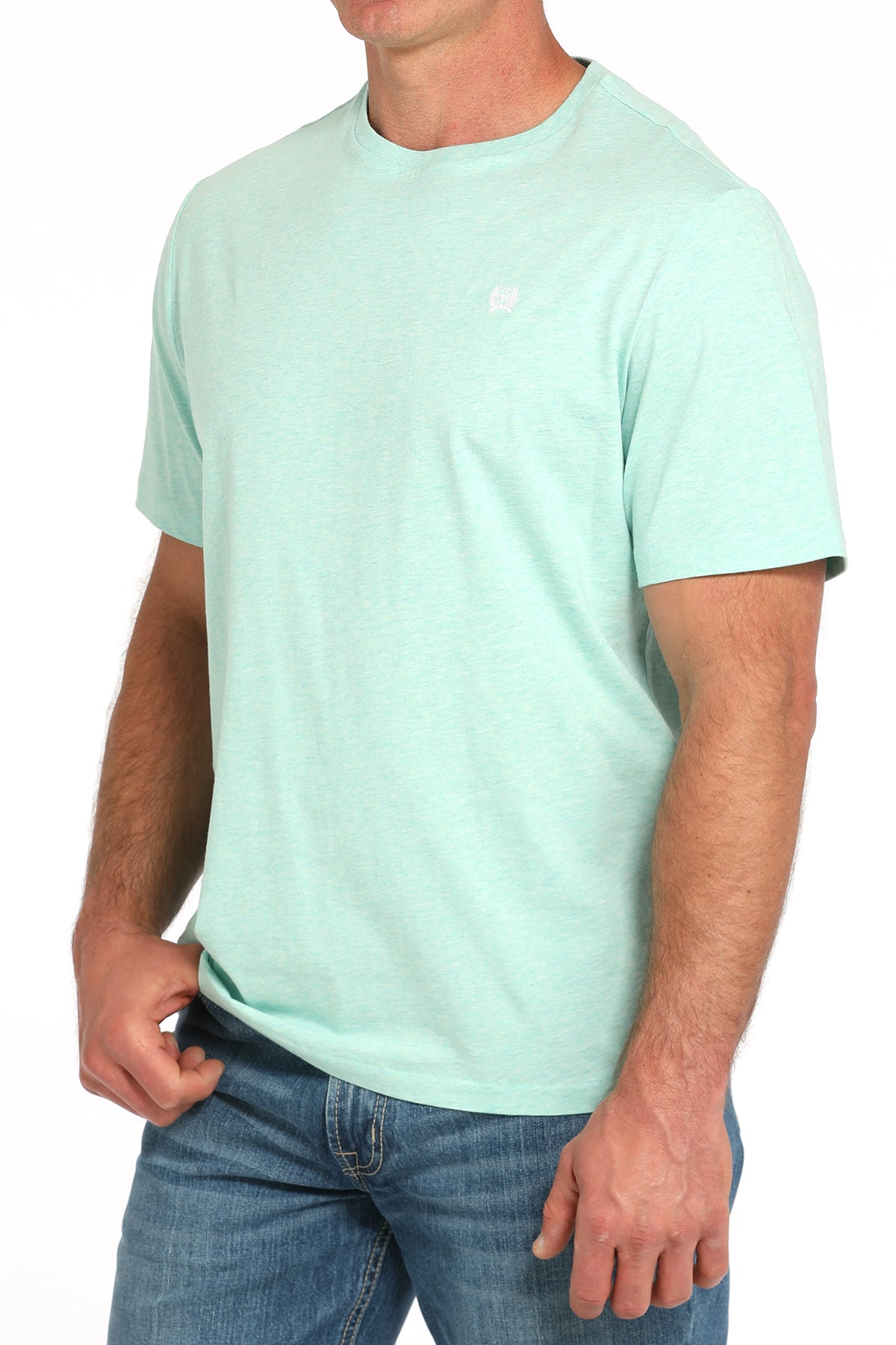 Men's Cinch Solid Logo Tee - Mint
