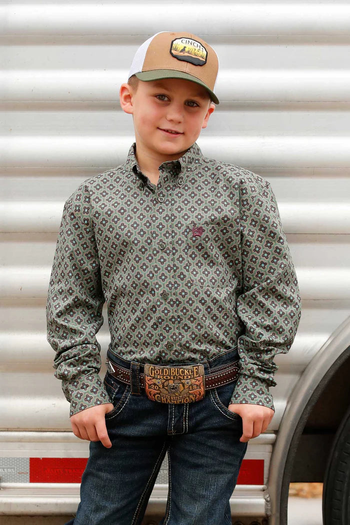 Boy's Cinch Button-Down Western Shirt