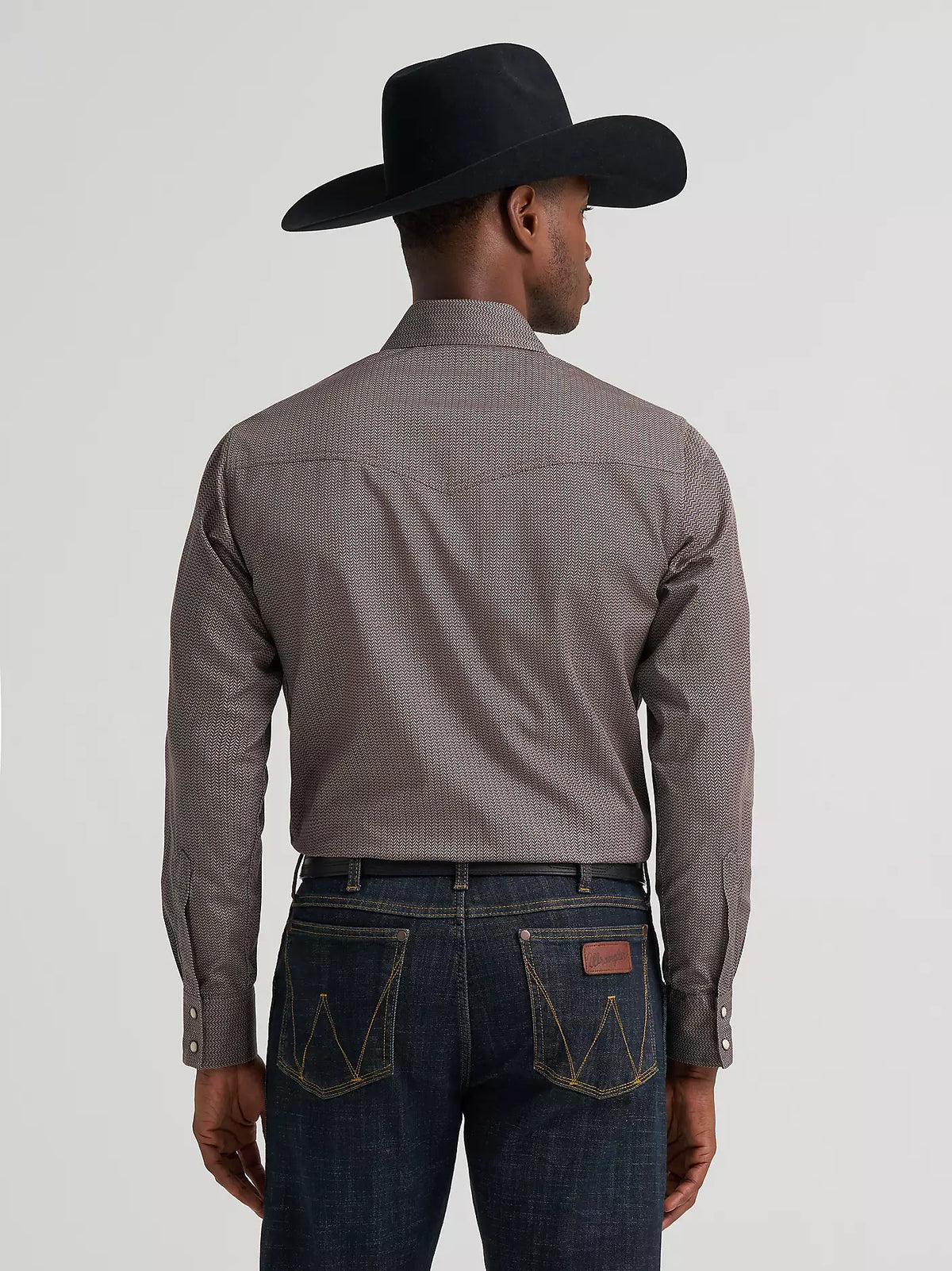 Men's Wrangler Retro Snap Western Shirt - Rust Multi
