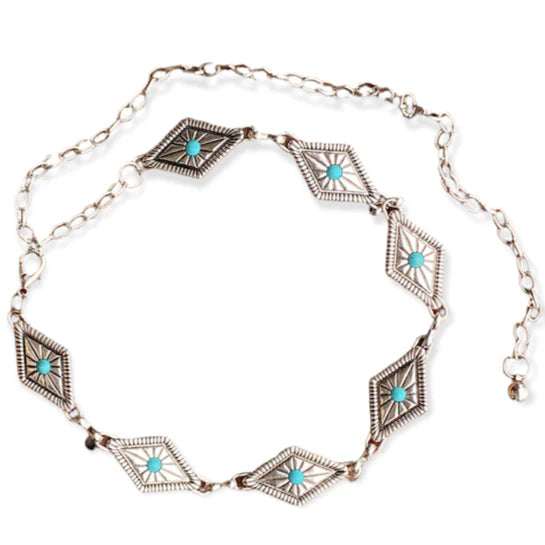 Shea Baby Diamond Concho Belt – Hilltop Western Clothing  display picture 2