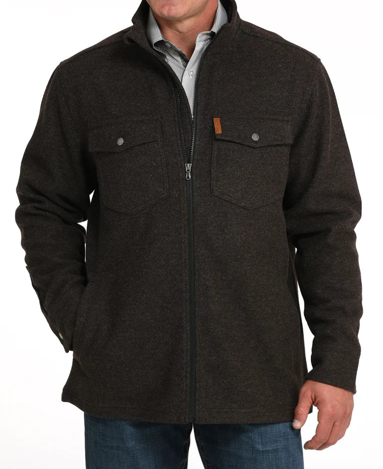 Men's Cinch Wool Zip Up Jacket