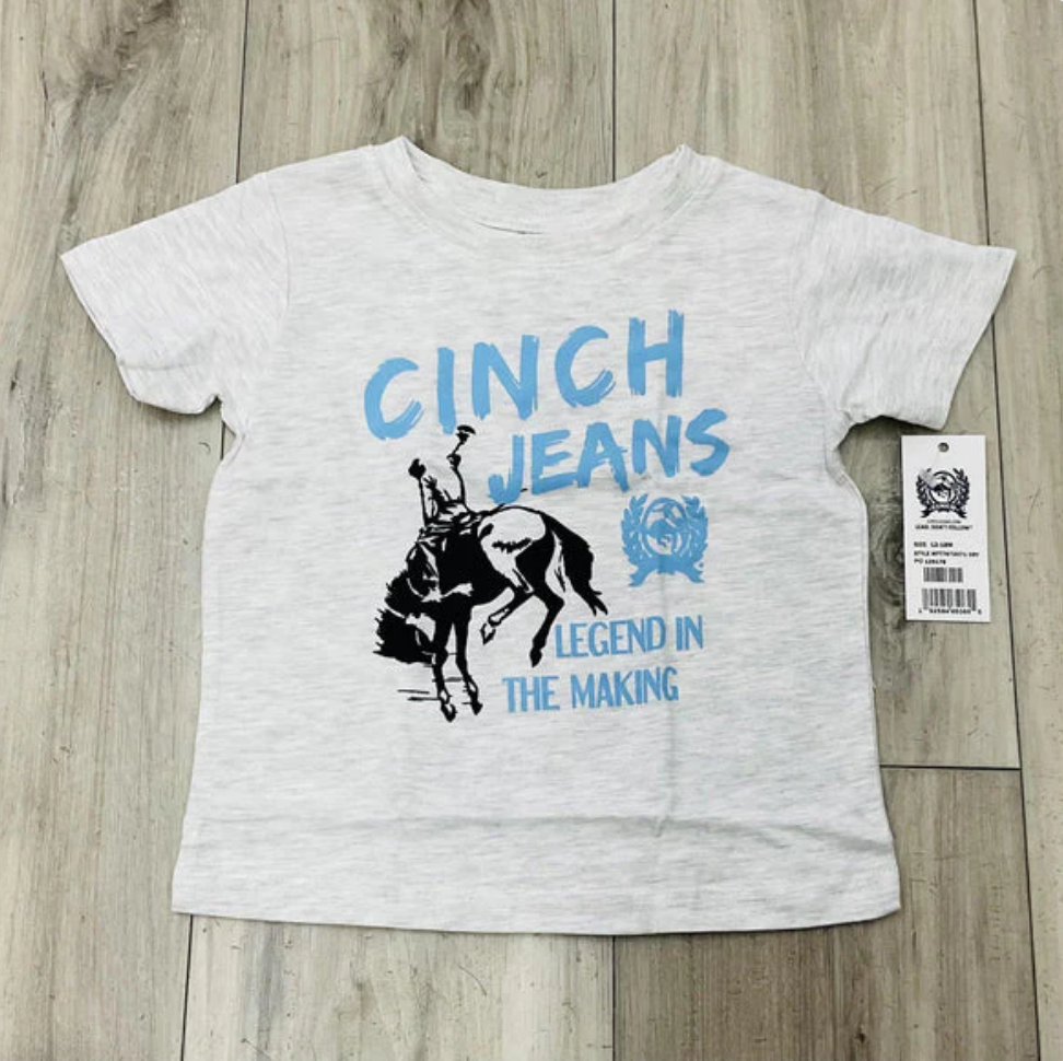 Boy's Cinch Infant Graphic T-Shirt - Gray Legend in the Making