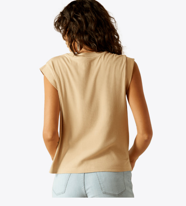 Women's Ariat Britney Suede Sleeveless Tee