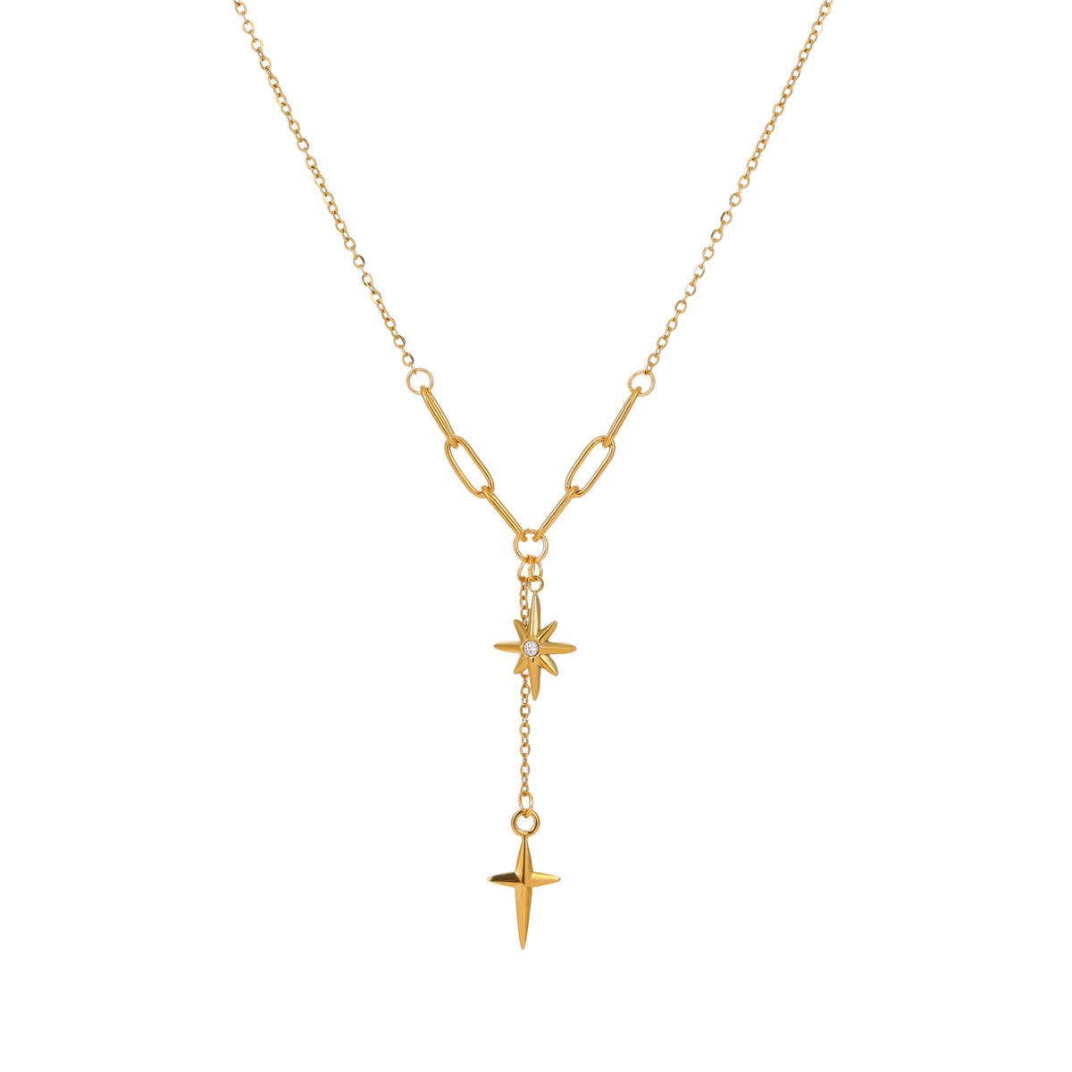 18K Gold Stainless Steel Chain Necklace