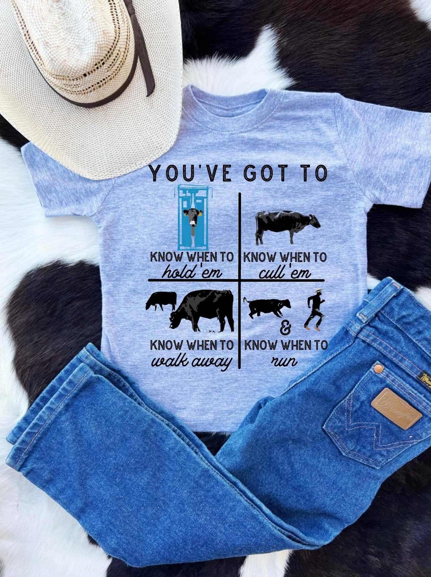 Kid's Know When To Hold ‘Em Graphic T-Shirt