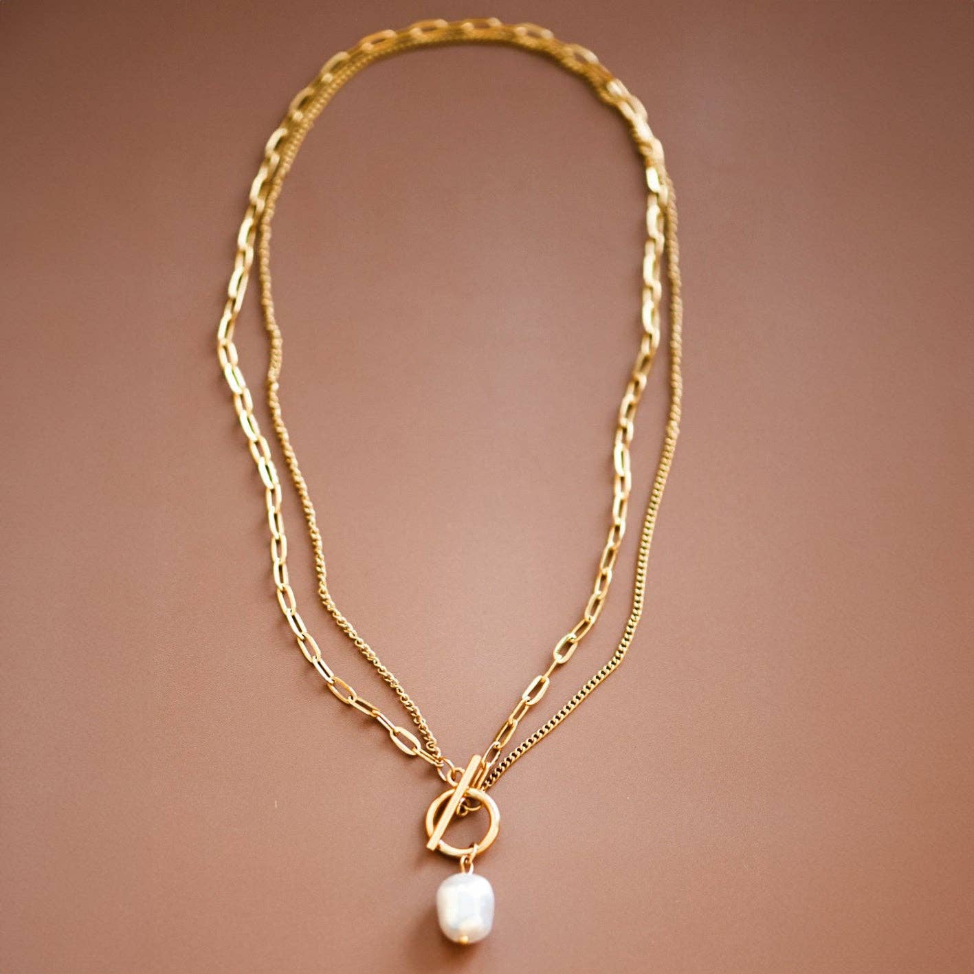 18K Gold Stainless Steel Chain Necklace