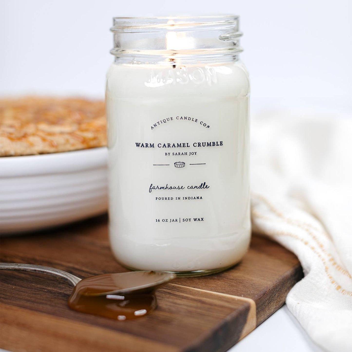 Warm Caramel Crumble - Soy Wax Candle
