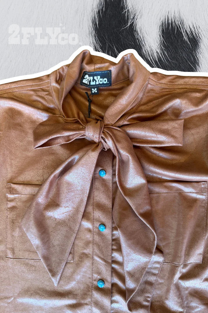 Women's 2 Fly Co Leather Outlaw *Saddle