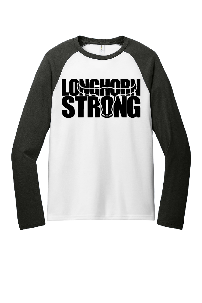 Unisex Longhorn Long Sleeve Raglan