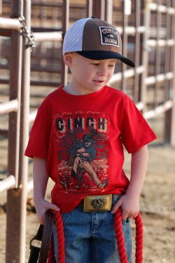 Boy's Cinch Infant/Toddler Steer Wrestling Tee