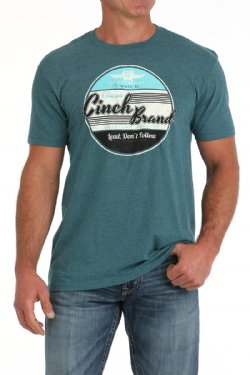 Men's Cinch Brand Tee - Blue