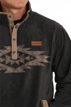 Men's Cinch Fleece Pullover - Charcoal