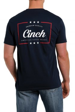 Men's Cinch American Rodeo Brand Tee - Navy