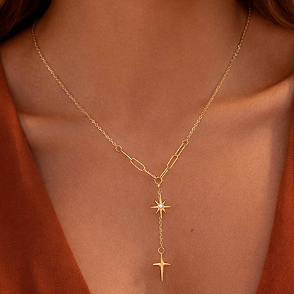 18K Gold Stainless Steel Chain Necklace
