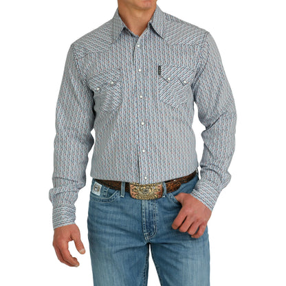Men's Cinch Modern Fit White Snap Shirt